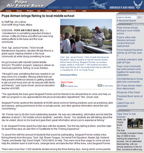 Pope Air Force Base Article